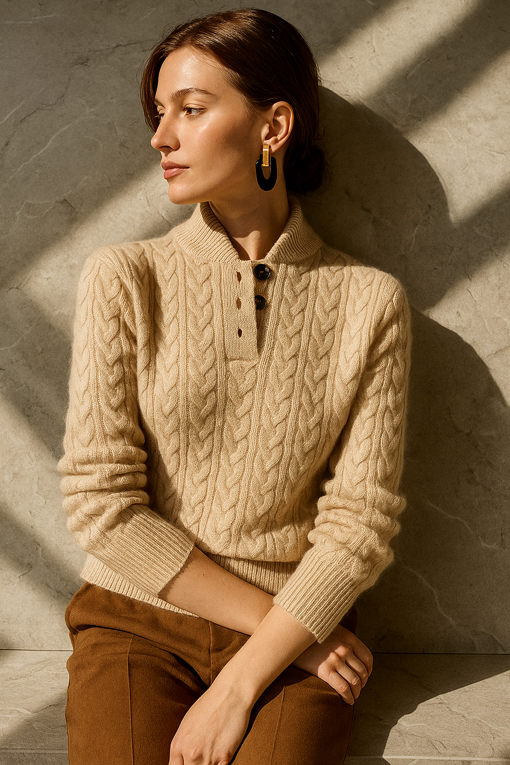 Arden Button-Up Sweater