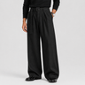 Men's Trousers Straight Leg Pleated Tailored